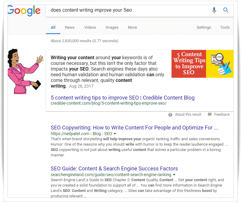 seo content writing samples