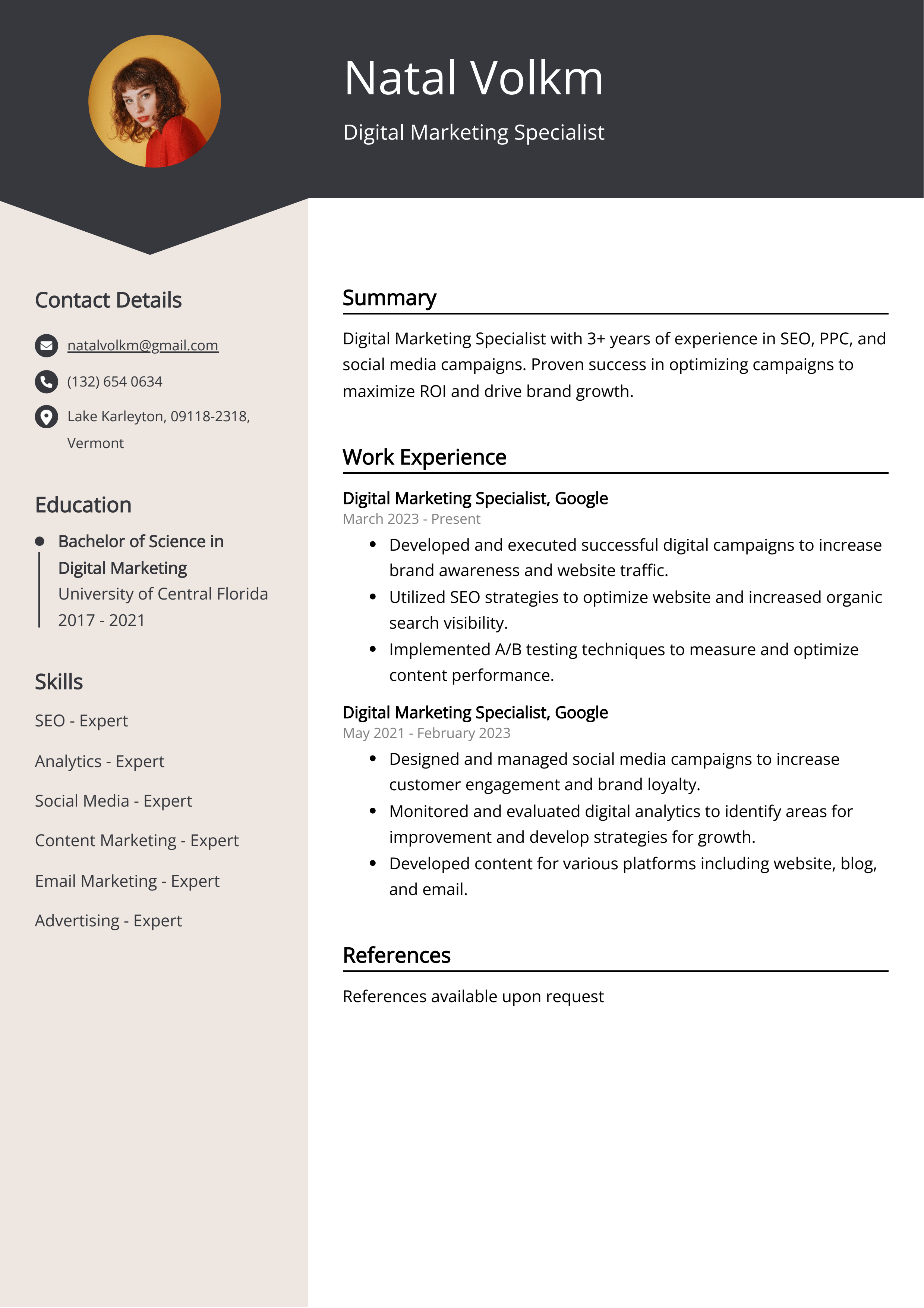 seo digital marketing specialist